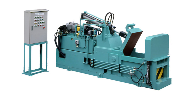 全自動缶専用プレス機 KCP型　リサイクル機器